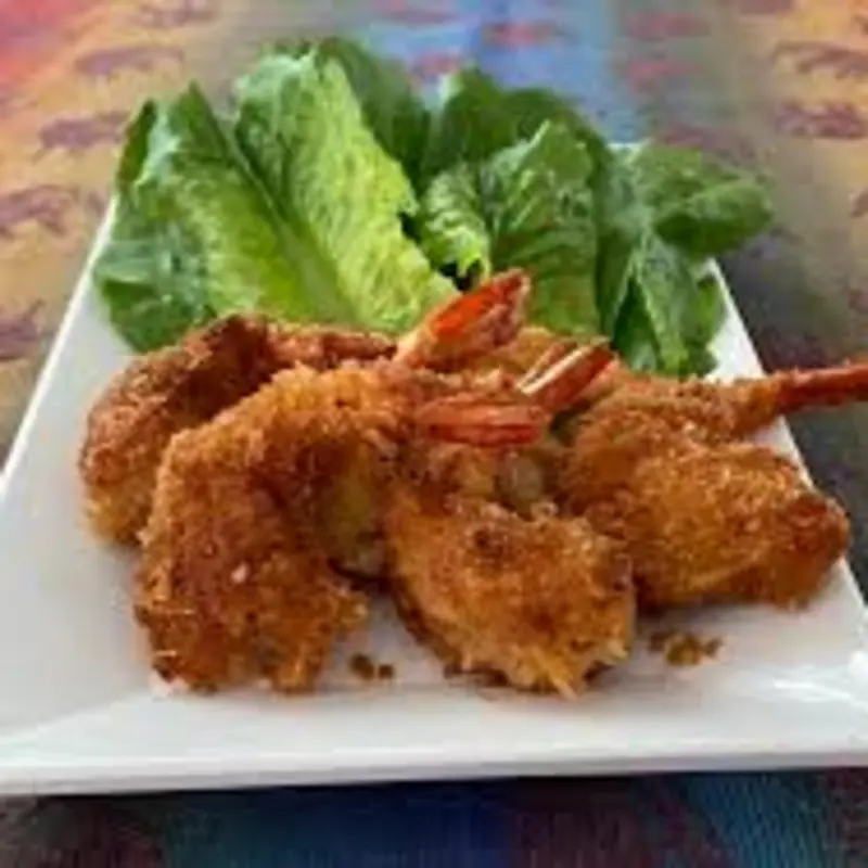 Frittierte Garnelen